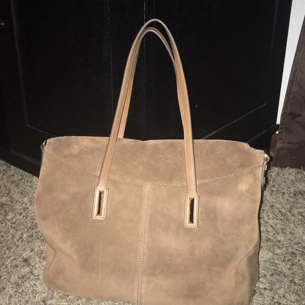 Elizabeth and James suede purse